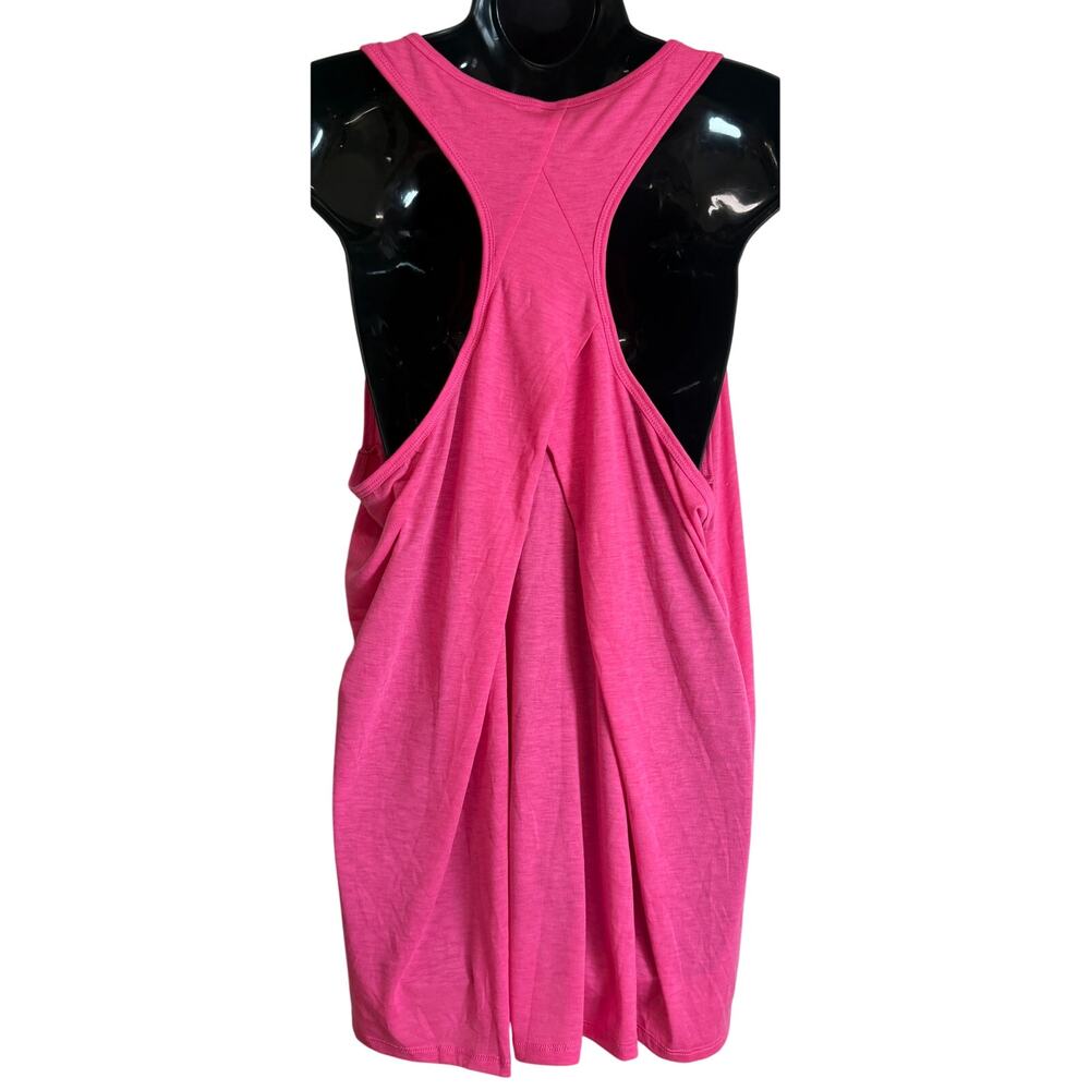 RBX Active Womens Pink Tank Top 2X Plus Size Workout Gym Athletic Scoop NWT New - Picture 3 of 8